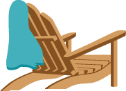Beach chair logo